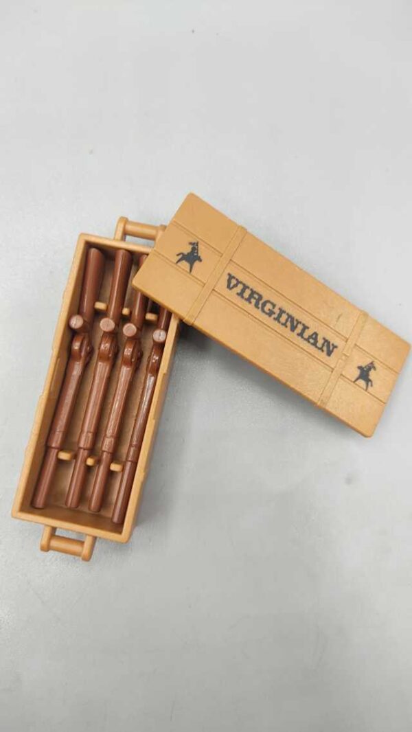 Caja con rifles