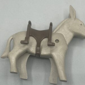 Burro con silla