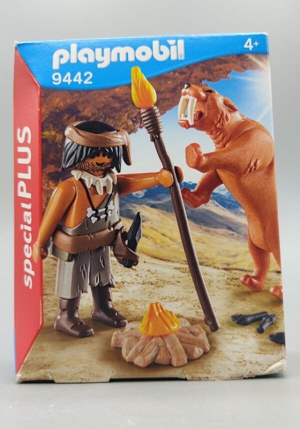 Neandertal con diente de sable 9442