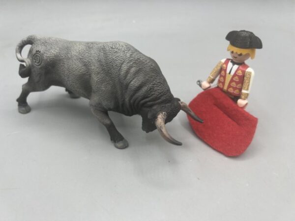 Torero con Toro Bravo