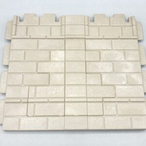 Pared plana, 3 unidades de ancho, agujeró de ruptura y relleno
