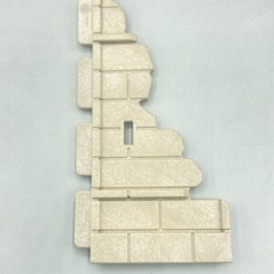 Extremo de pared, arruinado, conector macho