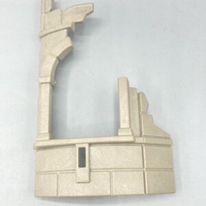 Pared, Cuarto de cí­rculo curvo con ventana arqueada, Arruinada