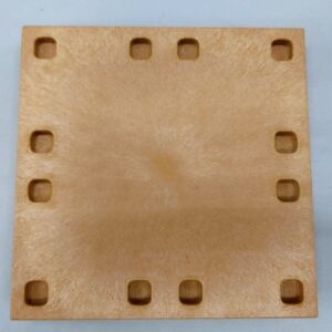 Placa base, cuadrada (2x2 uds)