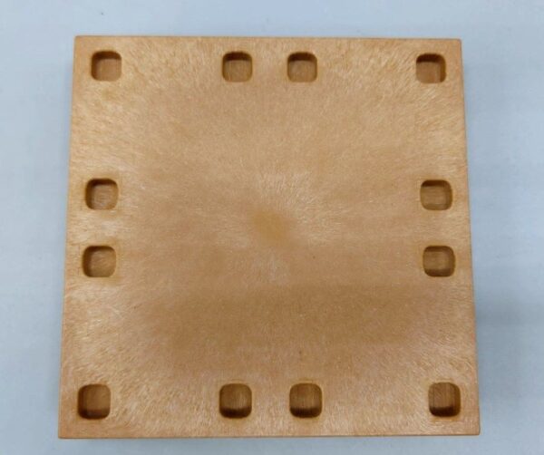 Placa base, cuadrada (2x2 uds)